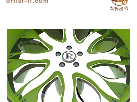 RUCCI FORGED FORZA WHEEL 3D PRINT MODEL 3D Print Model