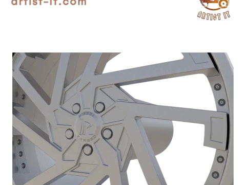 RUCCI FORGED razor WHEEL 3D PRINT MODEL 3D Print Model
