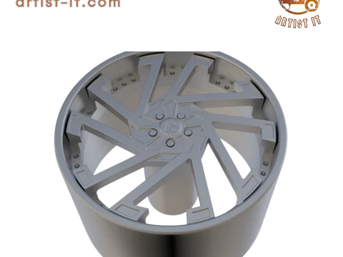 RUCCI FORGED razor WHEEL 3D PRINT MODEL 3D Print Model