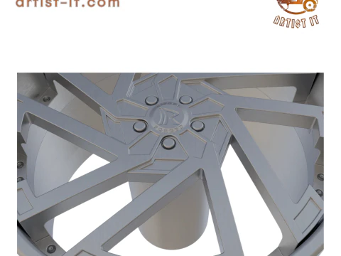 RUCCI FORGED razor WHEEL 3D PRINT MODEL 3D Print Model