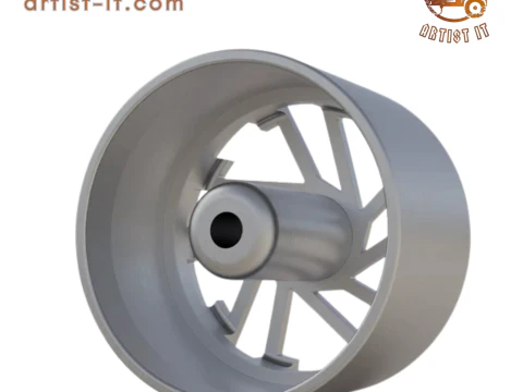 RUCCI FORGED razor WHEEL 3D PRINT MODEL 3D Print Model