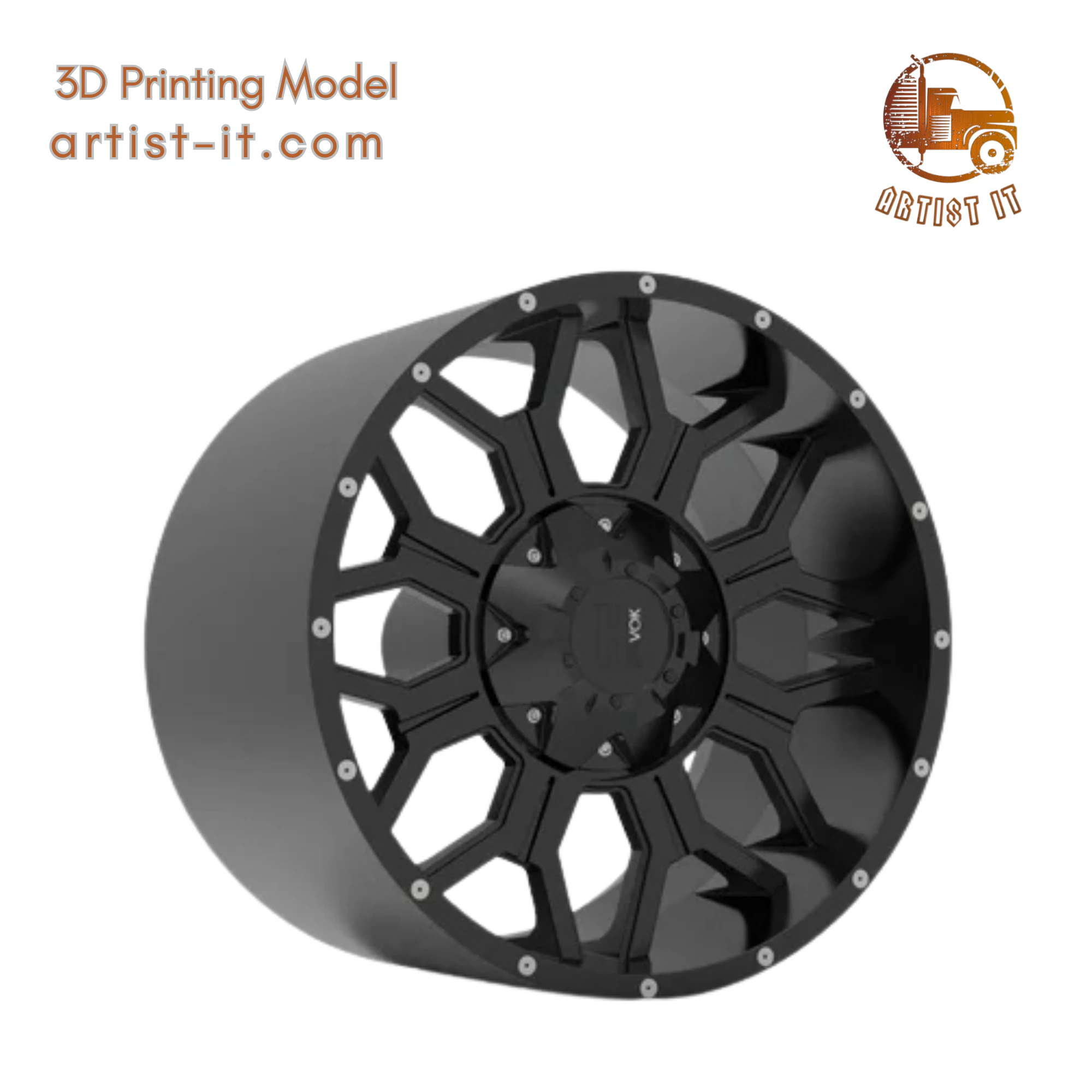 HAVOC OFF-ROAD H106 WHEEL 3D PRINT MODEL 3D Print Model .c4d .max .obj .3ds .fbx .stl .blend 