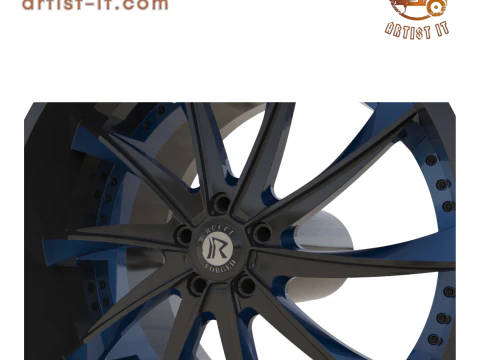 RUCCI FORGED Spada WHEEL 3D PRINT MODEL 3D Print Model