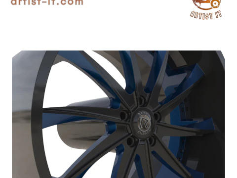 RUCCI FORGED Spada WHEEL 3D PRINT MODEL 3D Print Model
