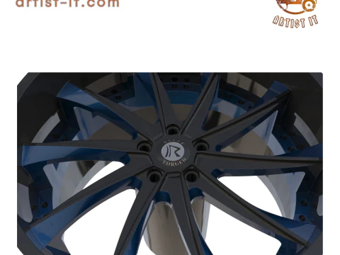 RUCCI FORGED Spada WHEEL 3D PRINT MODEL 3D Print Model