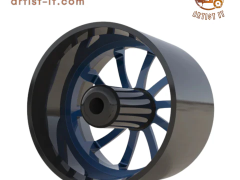 RUCCI FORGED Spada WHEEL 3D PRINT MODEL 3D Print Model