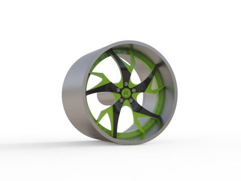 MODELLO STAMPA 3D RUOTA FORGIATA RUCCI Modello di stampa 3D