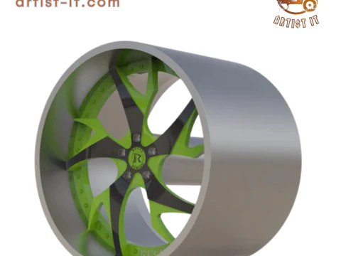RUCCI FORGED Sweeper WHEEL 3D PRINT MODEL 3D Print Model