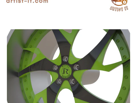 RUCCI FORGED Sweeper WHEEL 3D PRINT MODEL 3D Print Model