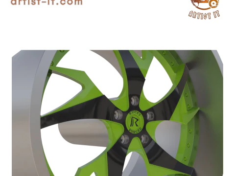 RUCCI FORGED Sweeper WHEEL 3D PRINT MODEL 3D Print Model