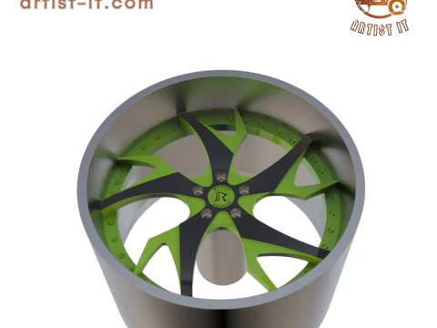 RUCCI FORGED Sweeper WHEEL 3D PRINT MODEL 3D Print Model