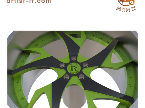 RUCCI FORGED Sweeper WHEEL 3D PRINT MODEL 3D Print Model