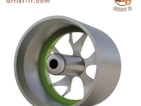RUCCI FORGED Sweeper WHEEL 3D PRINT MODEL 3D Print Model