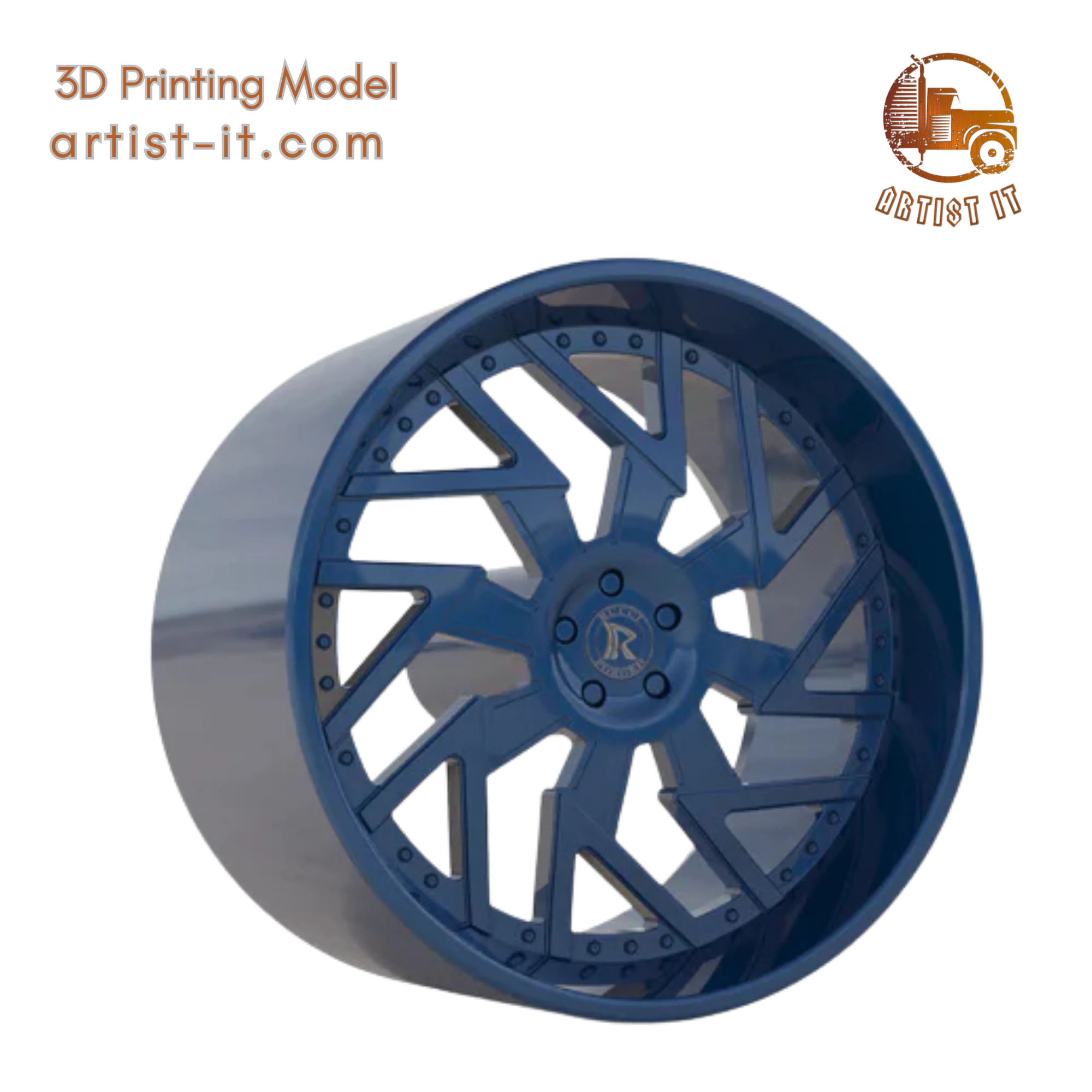 RUCCI FORGED Torcher WHEEL 3D PRINT MODEL 3D Print Model .c4d .max .obj .3ds .fbx .stl .blend 