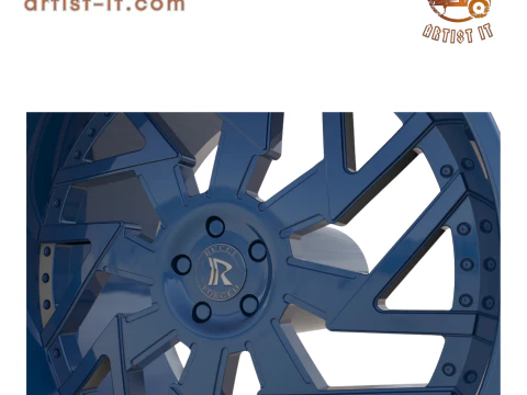 RUCCI FORGED Torcher WHEEL 3D PRINT MODEL 3D Print Model