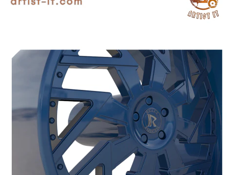 RUCCI FORGED Torcher WHEEL 3D PRINT MODEL 3D Print Model