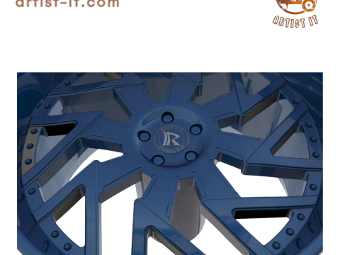RUCCI FORGED Torcher WHEEL 3D PRINT MODEL 3D Print Model