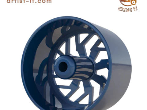 RUCCI FORGED Torcher WHEEL 3D PRINT MODEL 3D Print Model