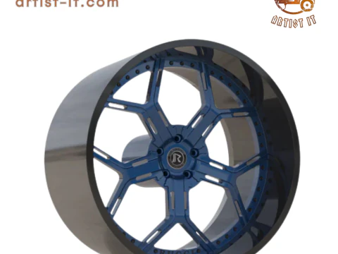 RUCCI GESCHMIEDETES Vegas-RAD 3D-DRUCKMODELL 3D Druckmodell