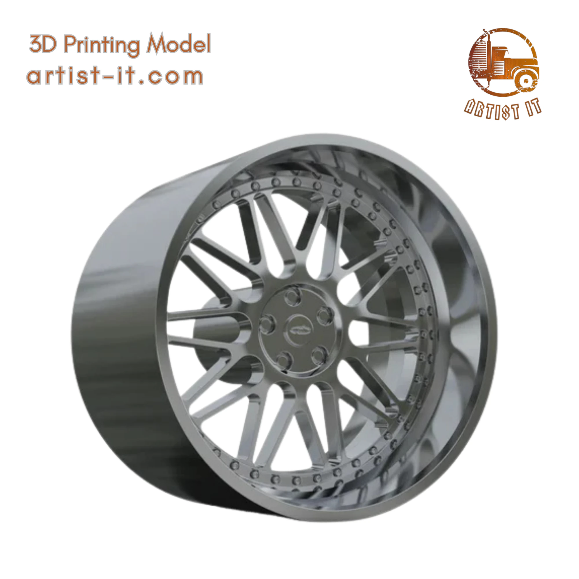 INTRO ID311 WHEEL 3D PRINT MODEL 3D Print Model .c4d .max .obj .3ds .fbx .stl .blend 