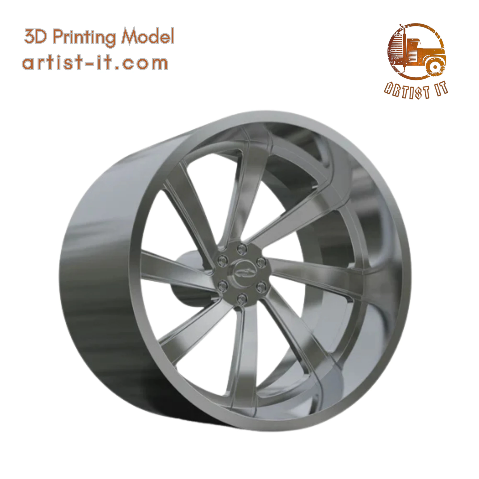 INTRO ID331 WHEEL 3D PRINT MODEL 3D Print Model .c4d .max .obj .3ds .fbx .stl .blend 