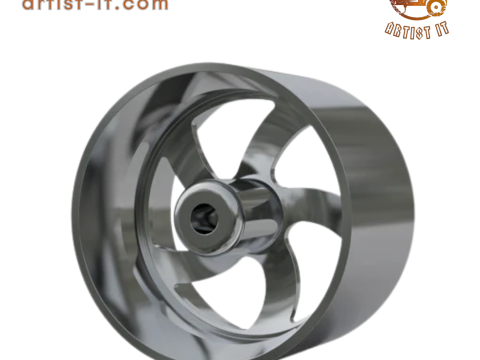 INTRO Twisted Flow WHEEL 3D PRINT MODEL 3D Print Model