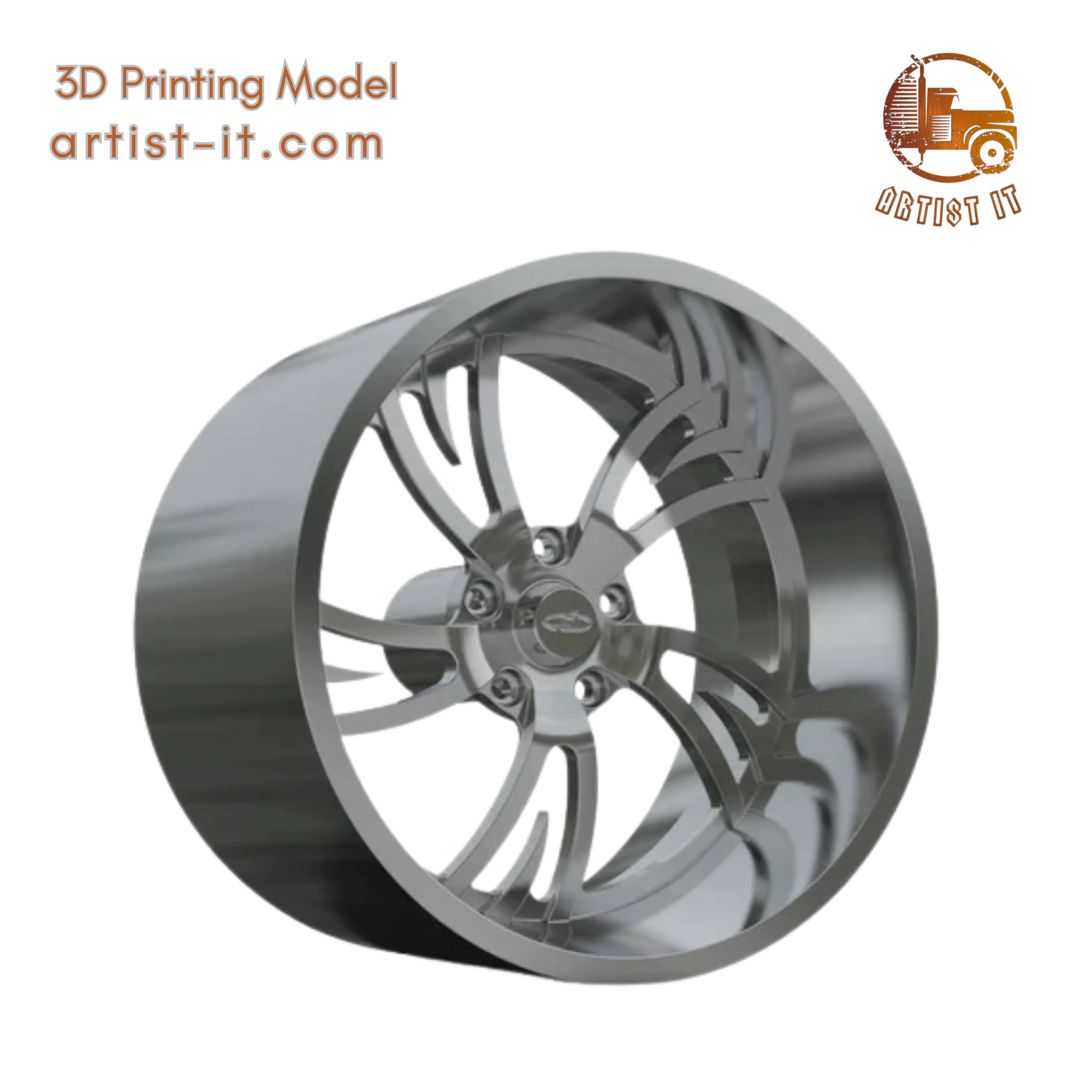 INTRO Valley WHEEL 3D PRINT MODEL 3D Print Model .c4d .max .obj .3ds .fbx .stl .blend 