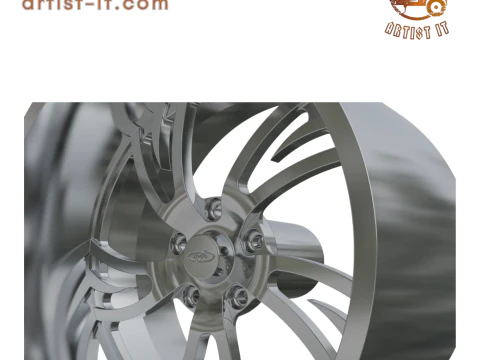 INTRO Valley WHEEL 3D PRINT MODEL 3D Print Model