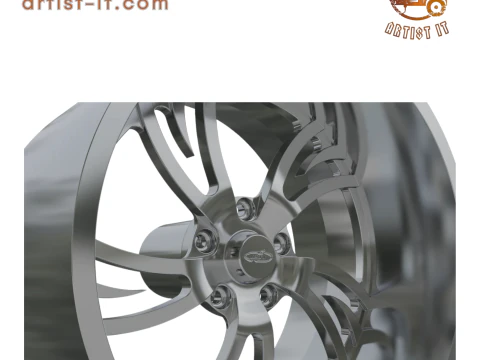INTRO Valley WHEEL 3D PRINT MODEL 3D Print Model