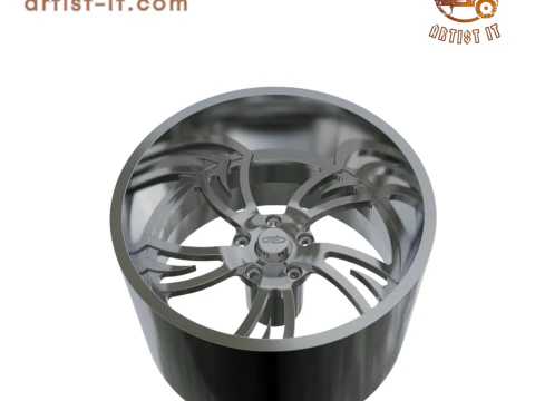 INTRO Valley WHEEL 3D PRINT MODEL 3D Print Model