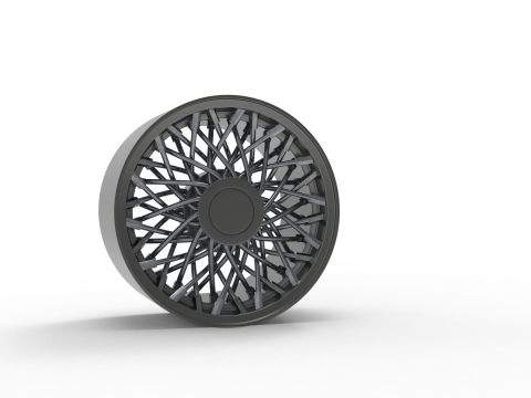 विंटेज एआर 014 व्हील 3डी प्रिंट मॉडल 3D प्रिंट मॉडल