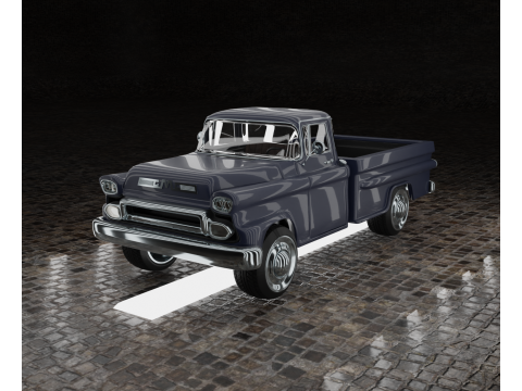 GMC 100 1959 3d print model 3D Print Model