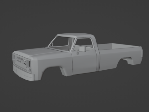 DODGE RAM 250 1990 3D Baskı Modeli