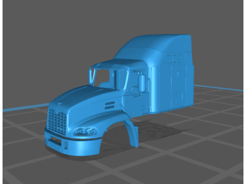 MACK VISION C-613 Yataklı Kabin TRAKT&Ouml;R 2011 KAMYON 3D Baskı Modeli
