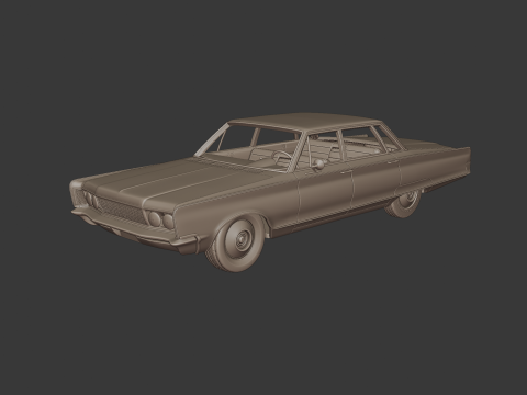 Chrysler new yorker 1966 3D PRINT MODEL 3D Print Model