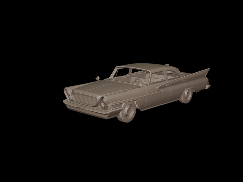Chrysler Newport hardtop sedan 4 kapı 1961 3D Baskı Modeli