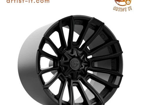 YAKIT OFF-ROAD BIÇAK TEKERLEK 3D BASKI MODELİ 3D Baskı Modeli