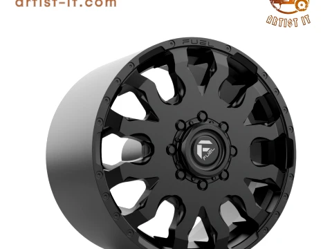 BRANDSTOF OFF-ROAD BLITZ 3D-PRINTMODEL MET DUBBEL WIEL 3D printmodel