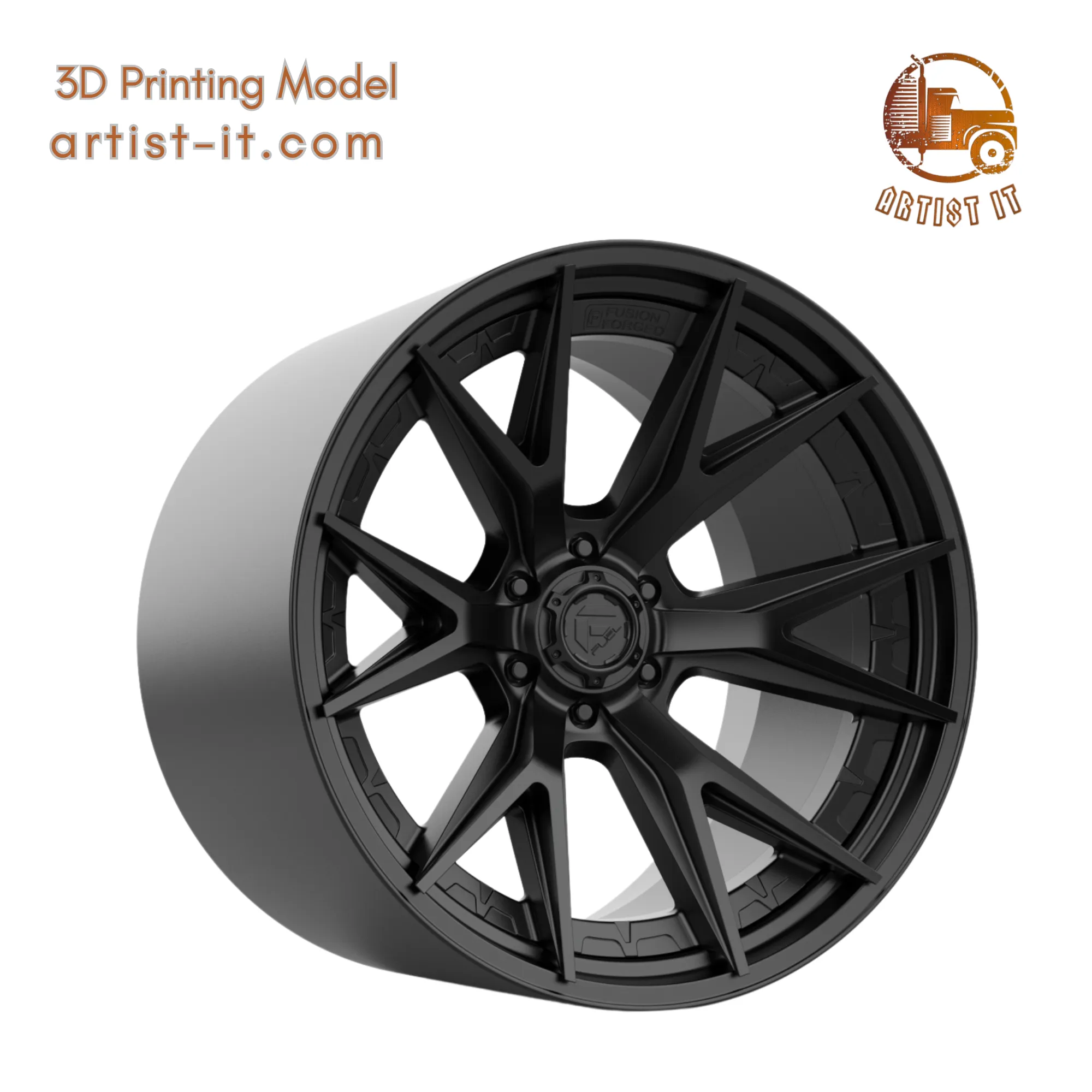 FUEL OFF-ROAD CATALYST WHEEL 3D PRINT MODEL 3D Print Model .c4d .max .obj .3ds .fbx .stl .blend