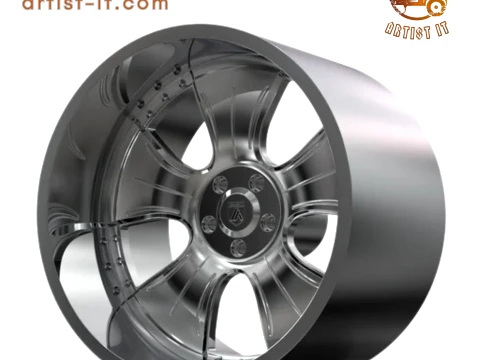 ASANTI AF124 WHEEL 3D Print Model