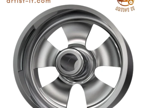 ASANTI AF124 WHEEL 3D Print Model