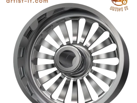 ASANTI AF125 WHEEL 3D Print Model