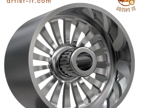 ASANTI AF125 WHEEL 3D Print Model