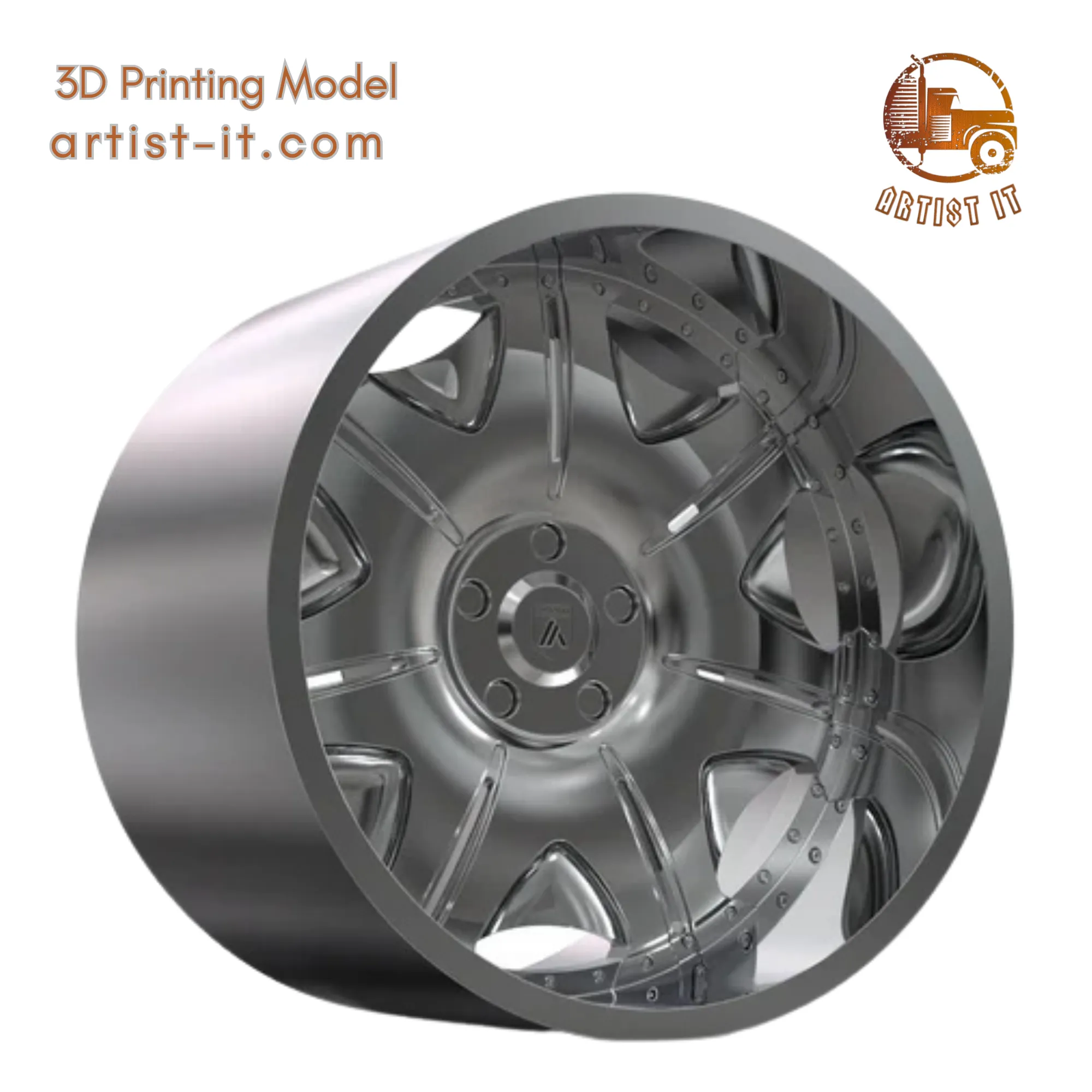 ASANTI AF139 WHEEL 3D Print Model .c4d .max .obj .3ds .fbx .stl .blend