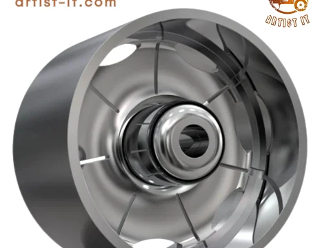 ASANTI AF139 WHEEL 3D Print Model