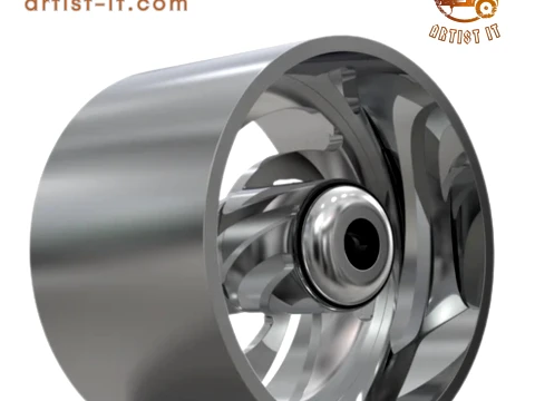 アサンティ AF865 ホイール 3Dプリントモデル
