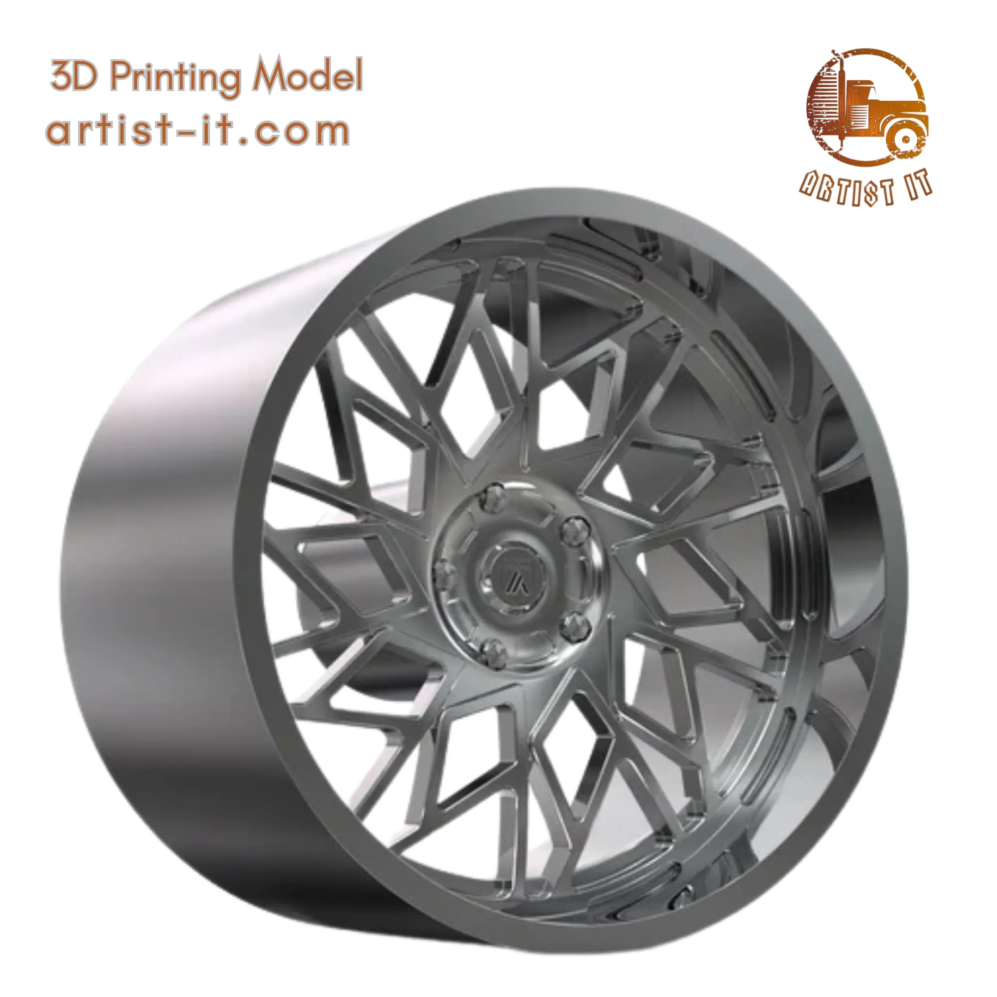 ASANTI AF889 WHEEL 3D Print Model .c4d .max .obj .3ds .fbx .stl .blend 