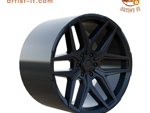 FUEL OFF-ROAD FLUX WHEEL 3D PRINT MODEL 3D Print Model
