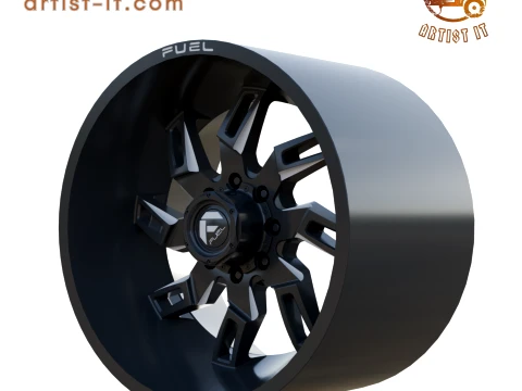 FUEL OFF-ROAD LOCKDOWN WHEEL 3D PRINT MODEL 3D Print Model