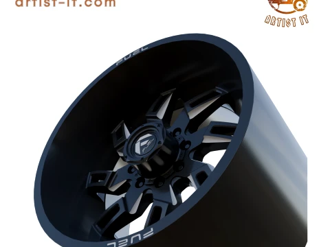 FUEL OFF-ROAD LOCKDOWN WHEEL 3D PRINT MODEL 3D Print Model